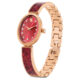 Crystal Rock Oval Watch Red
