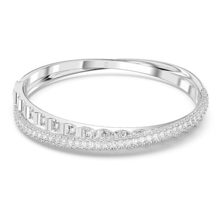 Rota Bangle Mixed Cuts, White, S