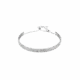 Choker Tennis Matrix, Taille ronde, Blanc, Métal rhodié