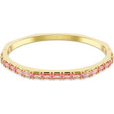 Matrix bangle baguette octagon pink gold