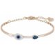 Symbolica bangle evil eye blue metal