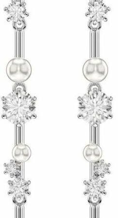 Constella drop earrings pearl white