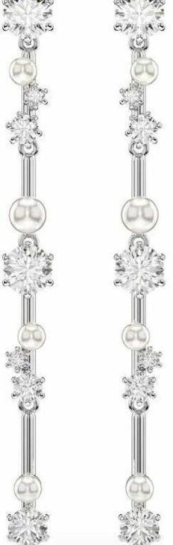 Constella drop earrings pearl white