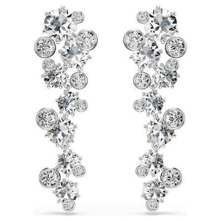 Constella drop earrings white rhodium
