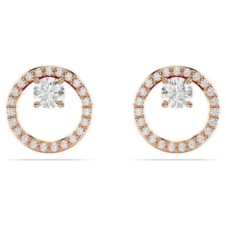 Constella stud earrings white rose gold