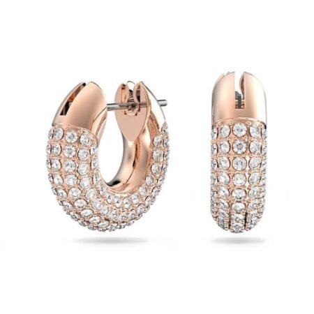 Dextera hoop earrings small rose gold