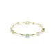 Constella bracelet mixed green gold plated