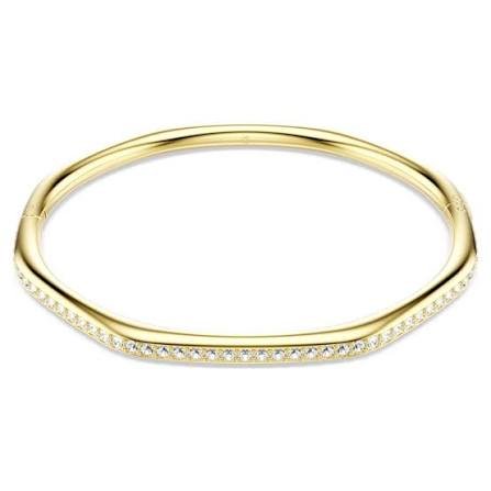 Dextera bangle octagon shape round white gold L