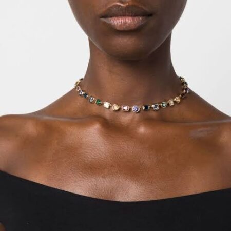 Imber tennis necklace mixed cuts
