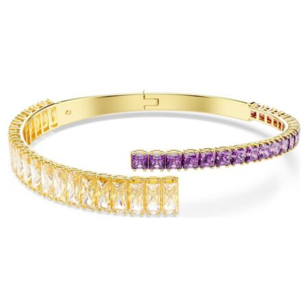Matrix bangle mixed cut Multicolored gold