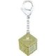 Swarovski dice gold tone