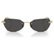 Sunglasses, Pillow shape, SK7038, Gold tone