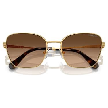 Sunglasses millenia square shape gold