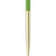 Lucent pen green gold tone