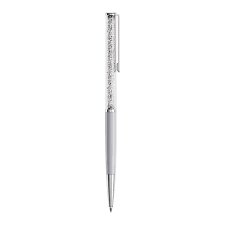 Crystalline silk ballpoint pen white