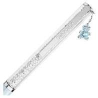 Crystalline ballpoint pen teddy blue