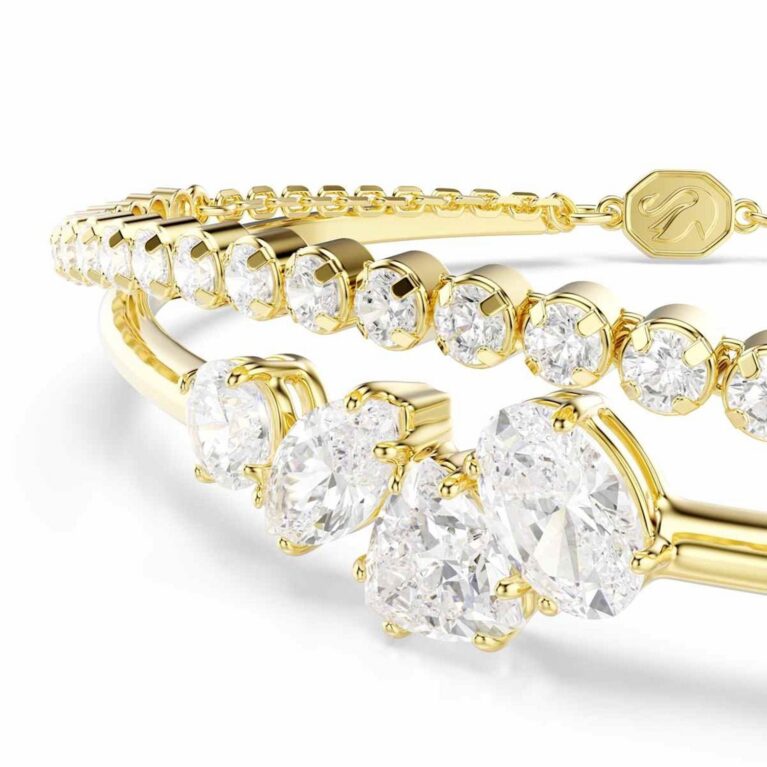 Mesmera bracelet mixed cut white gold