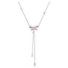 Ariana Grandi x Swarovski necklace mixed cuts dragonfly