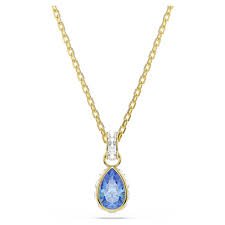 Chroma pendant pear cut blue