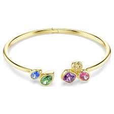 Imber bangle mixed cuts Multicolored gold