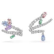 Ariana Grandi x Swarovski ear cuffs mixed Multicolored