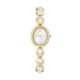 Imber oval watch swiss made metal bracelets gold