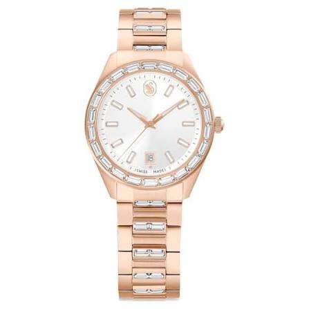 Matrix date watch swiss made rose gold
