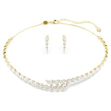 Mesmera set marquise cut white gold