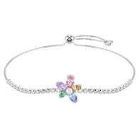 Ariana Grandi x Swarovski bracelet mixed flower Multicolored