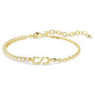 Matrix bracelet round cut white gold finish