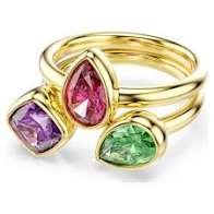 Imber cocktail ring set 2 cut Multicolored